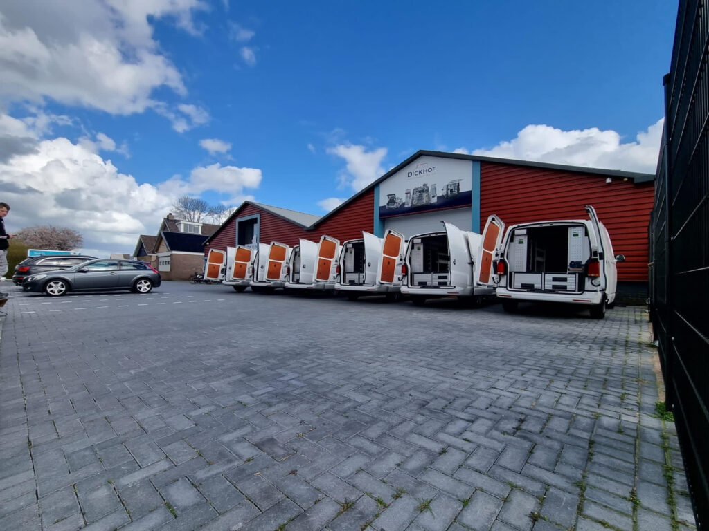 Complete bedrijfswagen inbouw