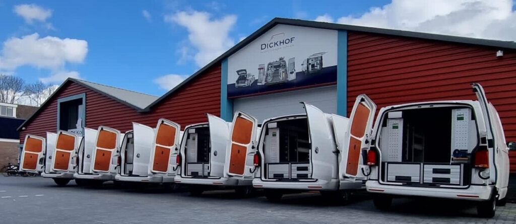 Complete bedrijfswagen inbouw