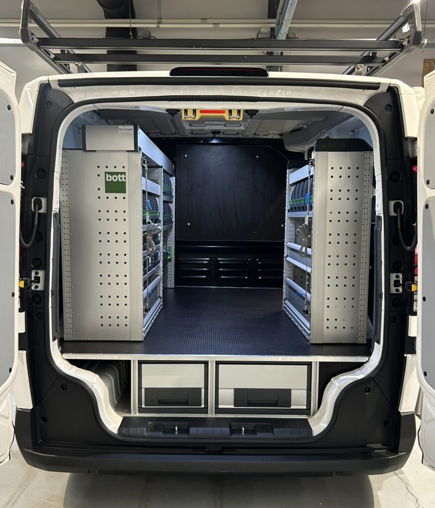 Voor de nieuwe Kia PV5 een volledige bedrijfswageninrichting voor Draaijer