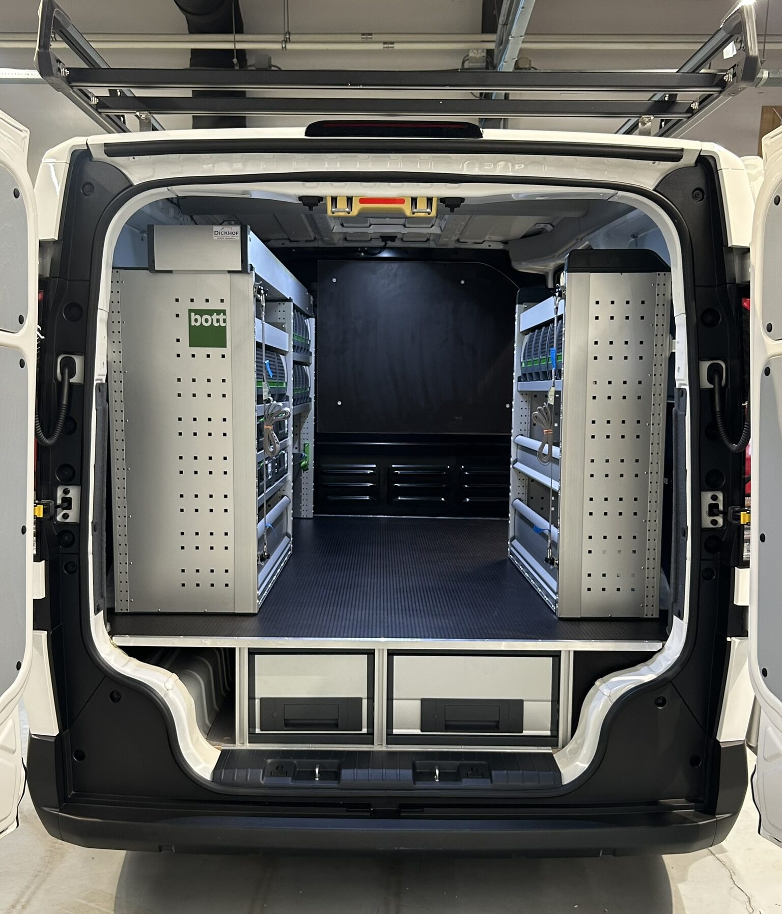 Voor de nieuwe Kia PV5 een volledige bedrijfswageninrichting voor Draaijer